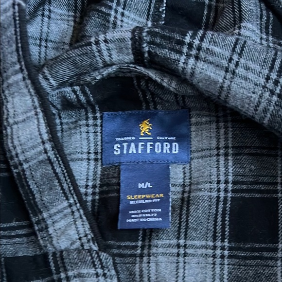 Plaid Hooded Men's Robe - Picture 2 of 2